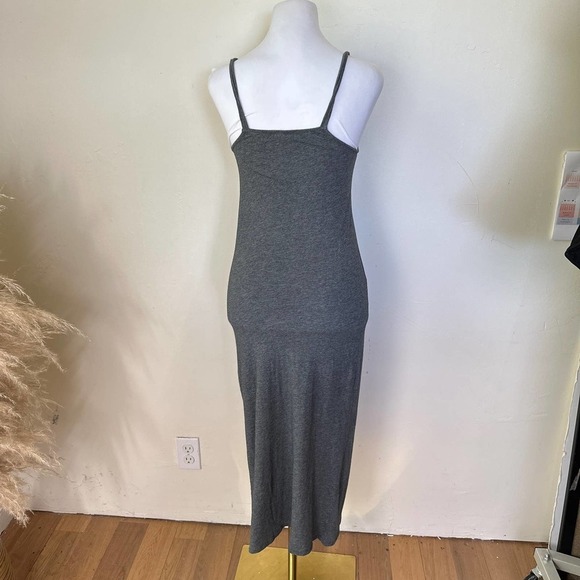 Skin Organic Cotton Slip Dress Dark Gray Size 0 - Picture 8 of 11